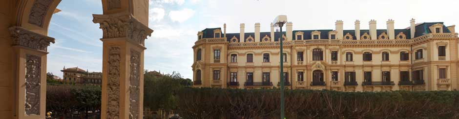 Panorámica del Paseo de Reding, Málaga